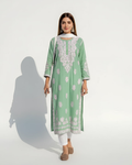 1 Pc Stitched Linen Embroidered Kurta