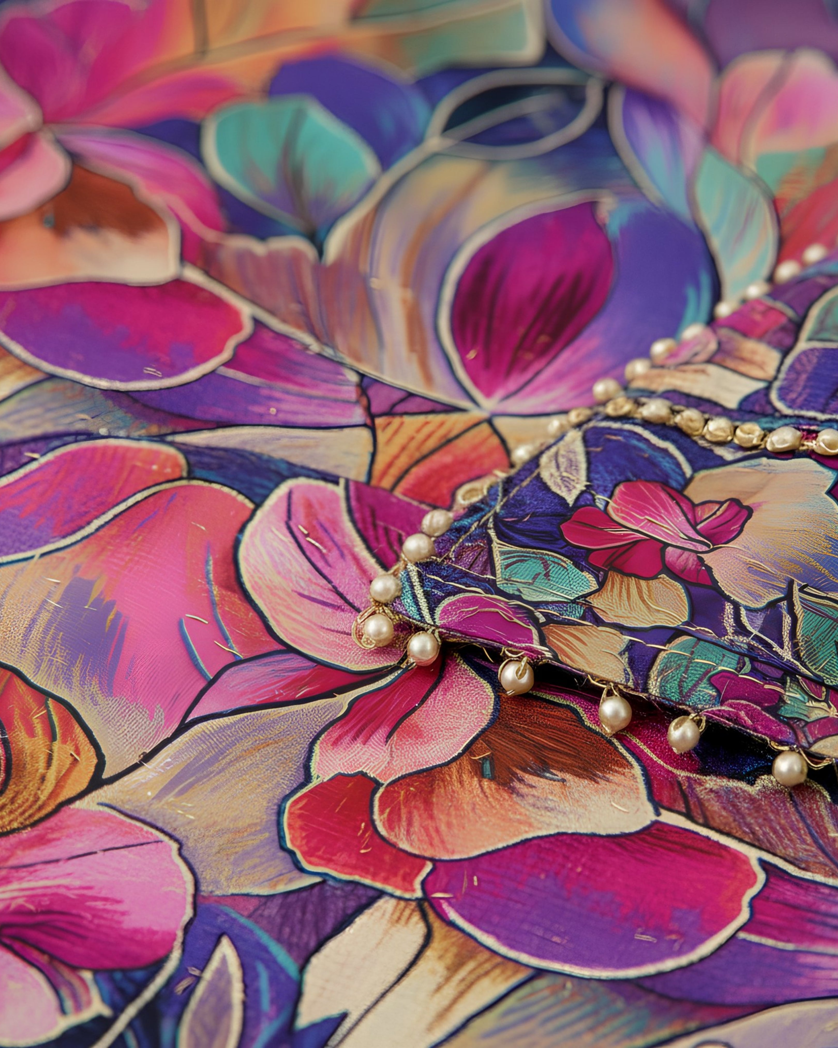 2 Pcs Unstitched Printed Suit