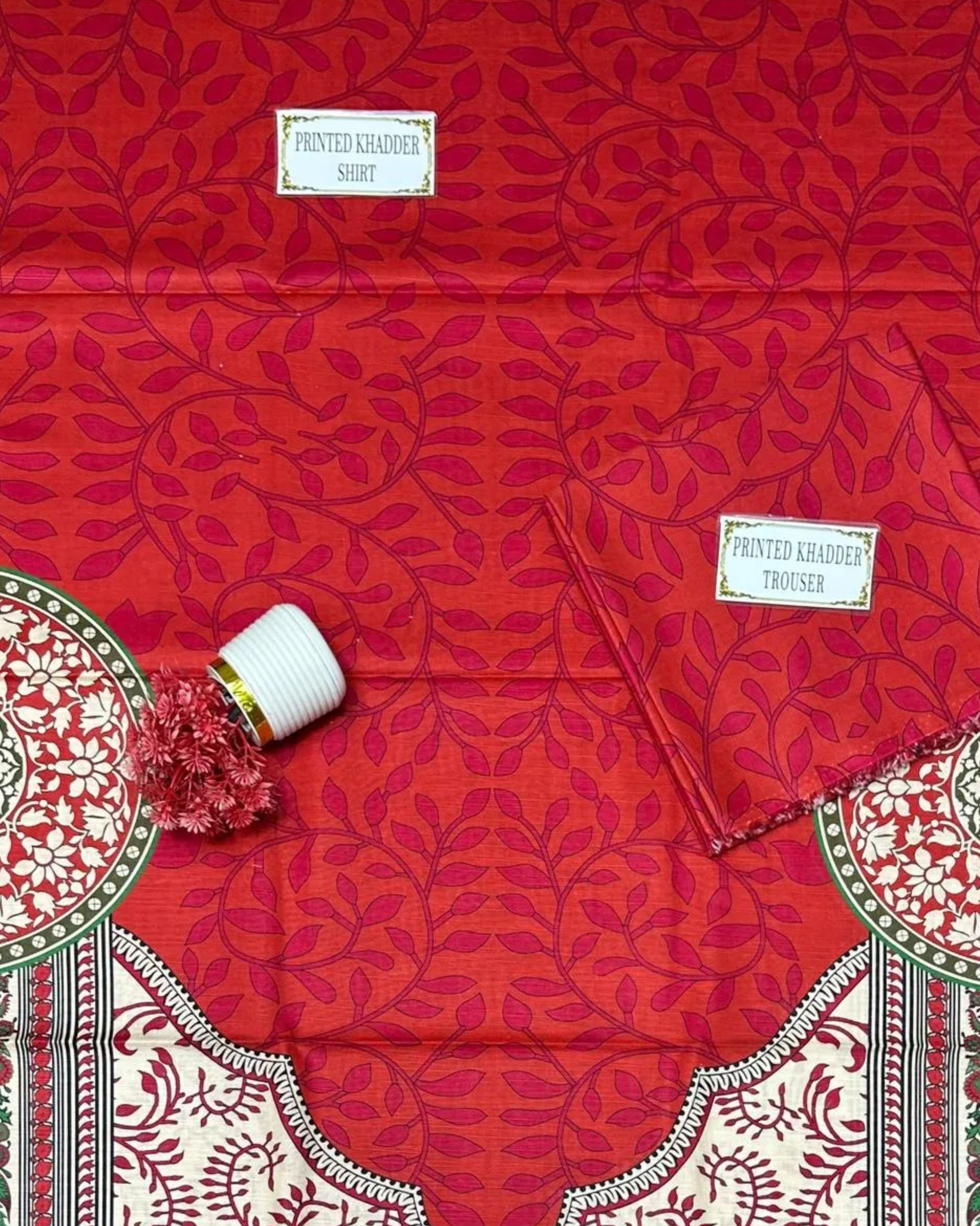 2 Pcs Women's Unstitched Printed Suit