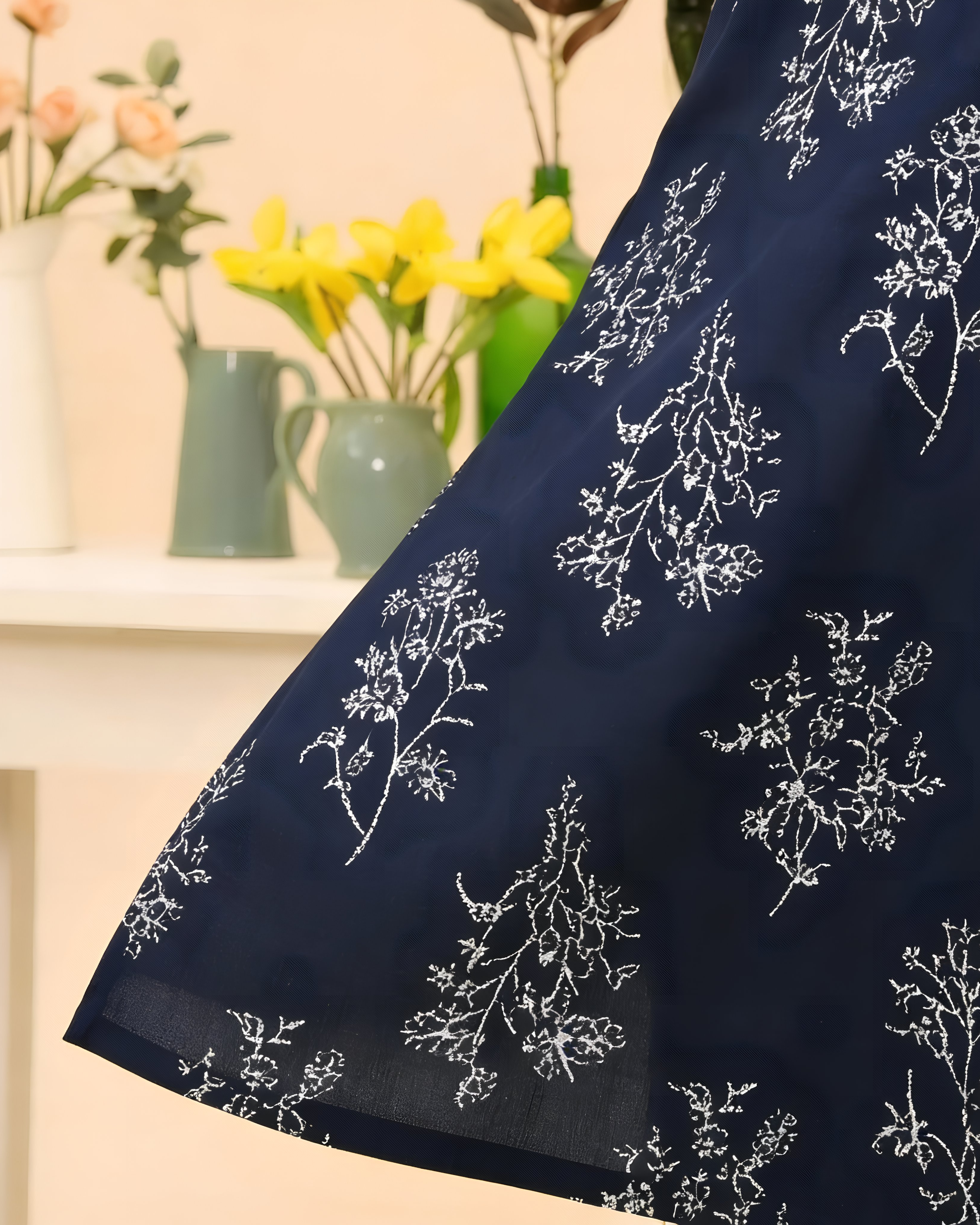 2 Pcs Unstitched Printed Suit