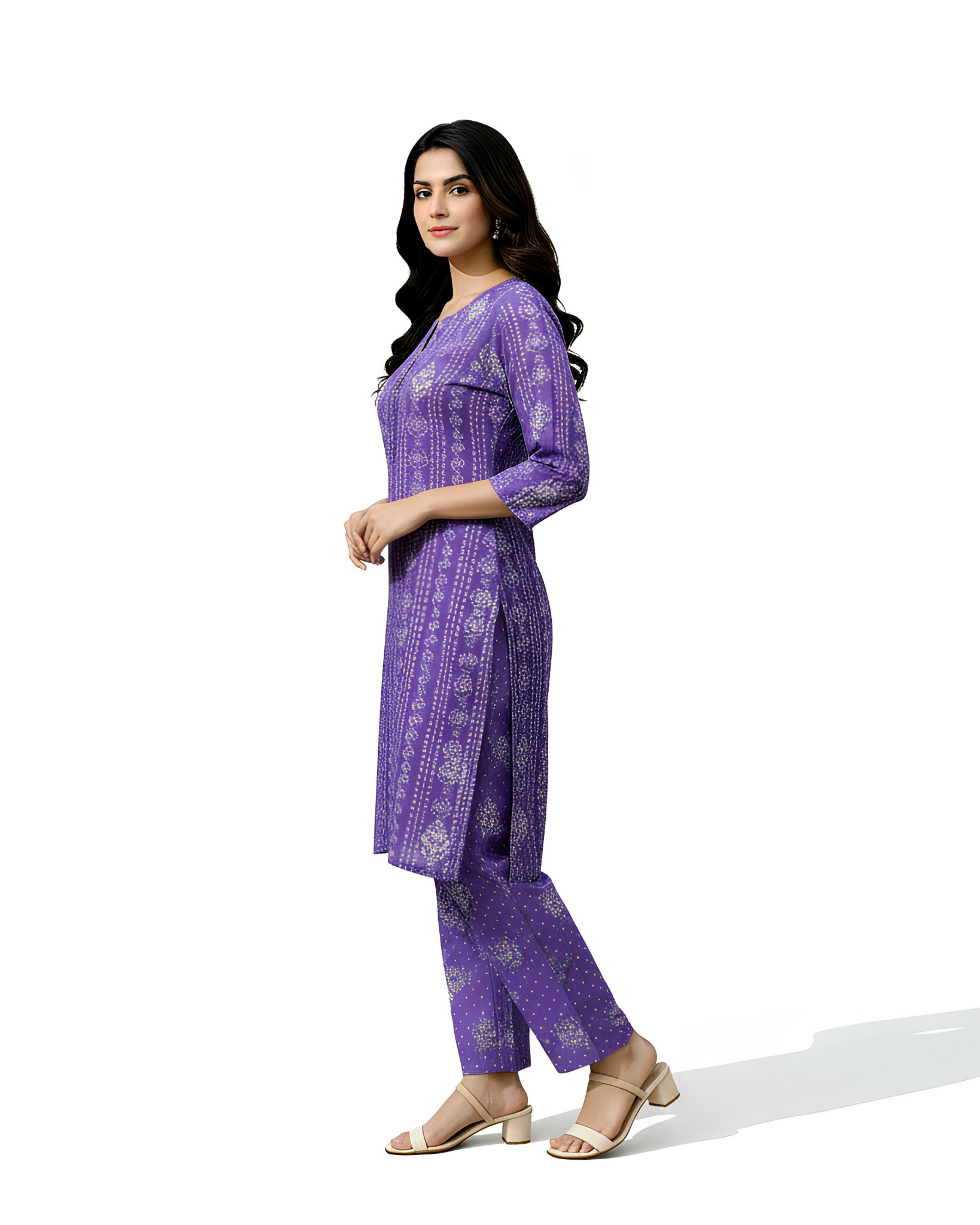 2 Pcs Stitched Linen Printed Shirt And Trouser