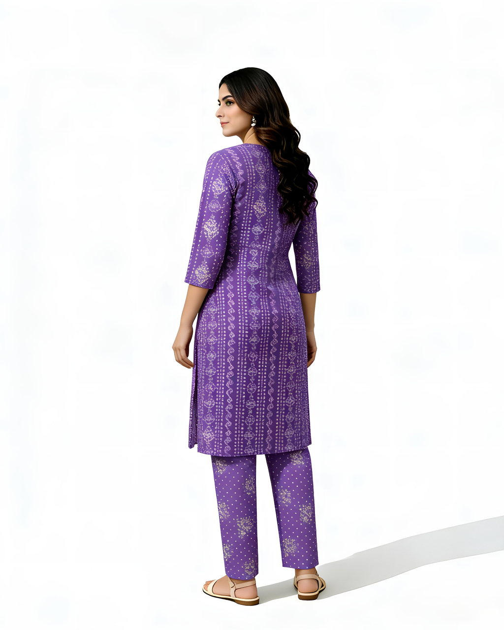 2 Pcs Stitched Linen Printed Shirt And Trouser