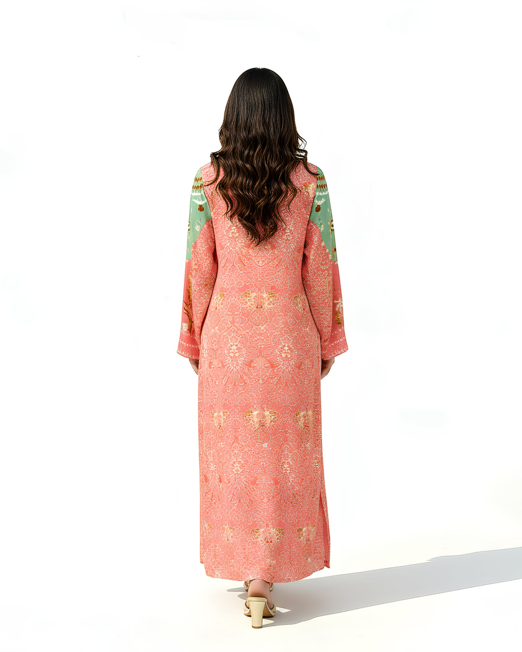 2 Pcs Stitched Swiss Lawn Printed Shirt And Trouser