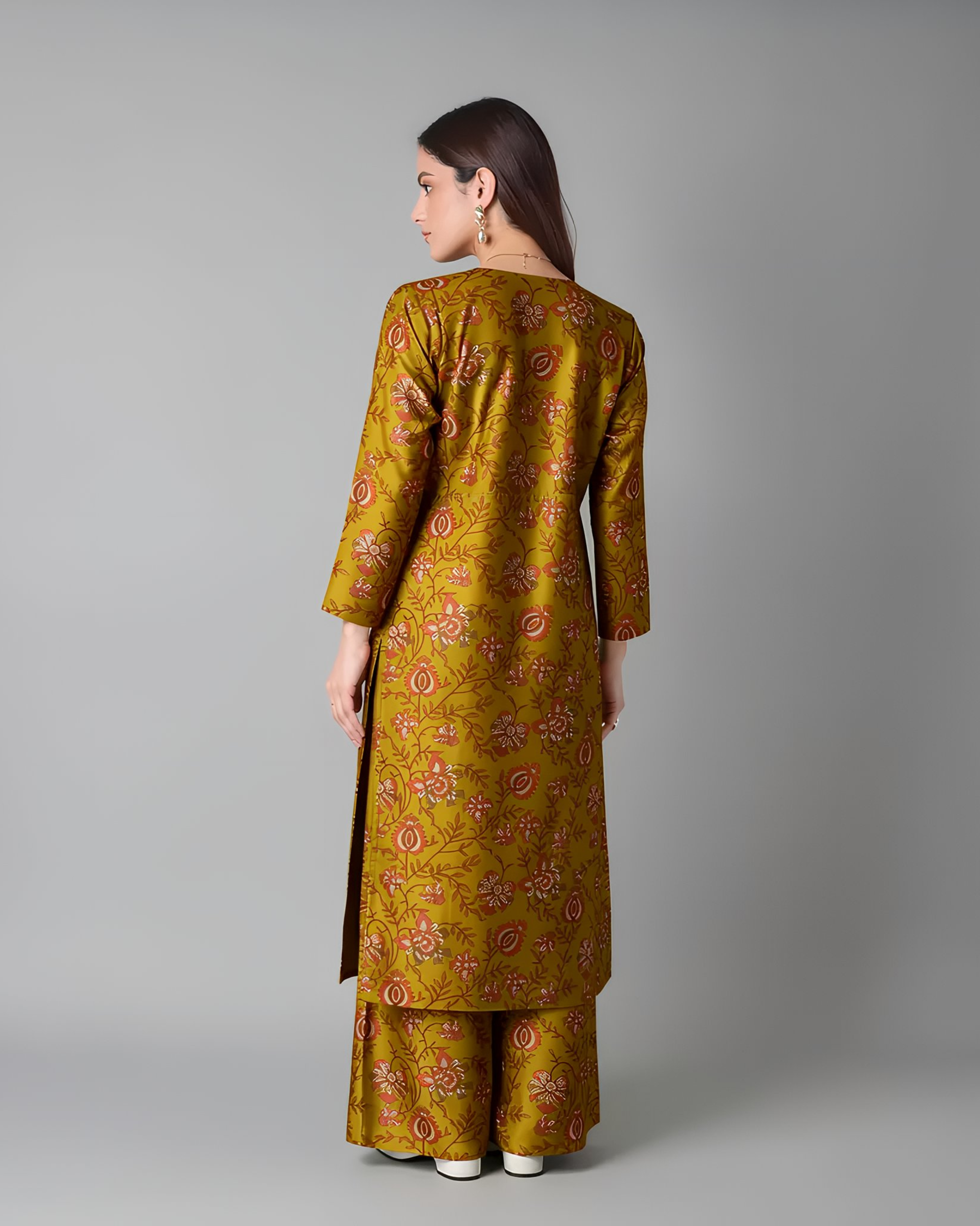 2 Pcs Unstitched Printed Suit