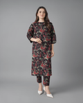 2 Pcs Unstitched Printed Suit