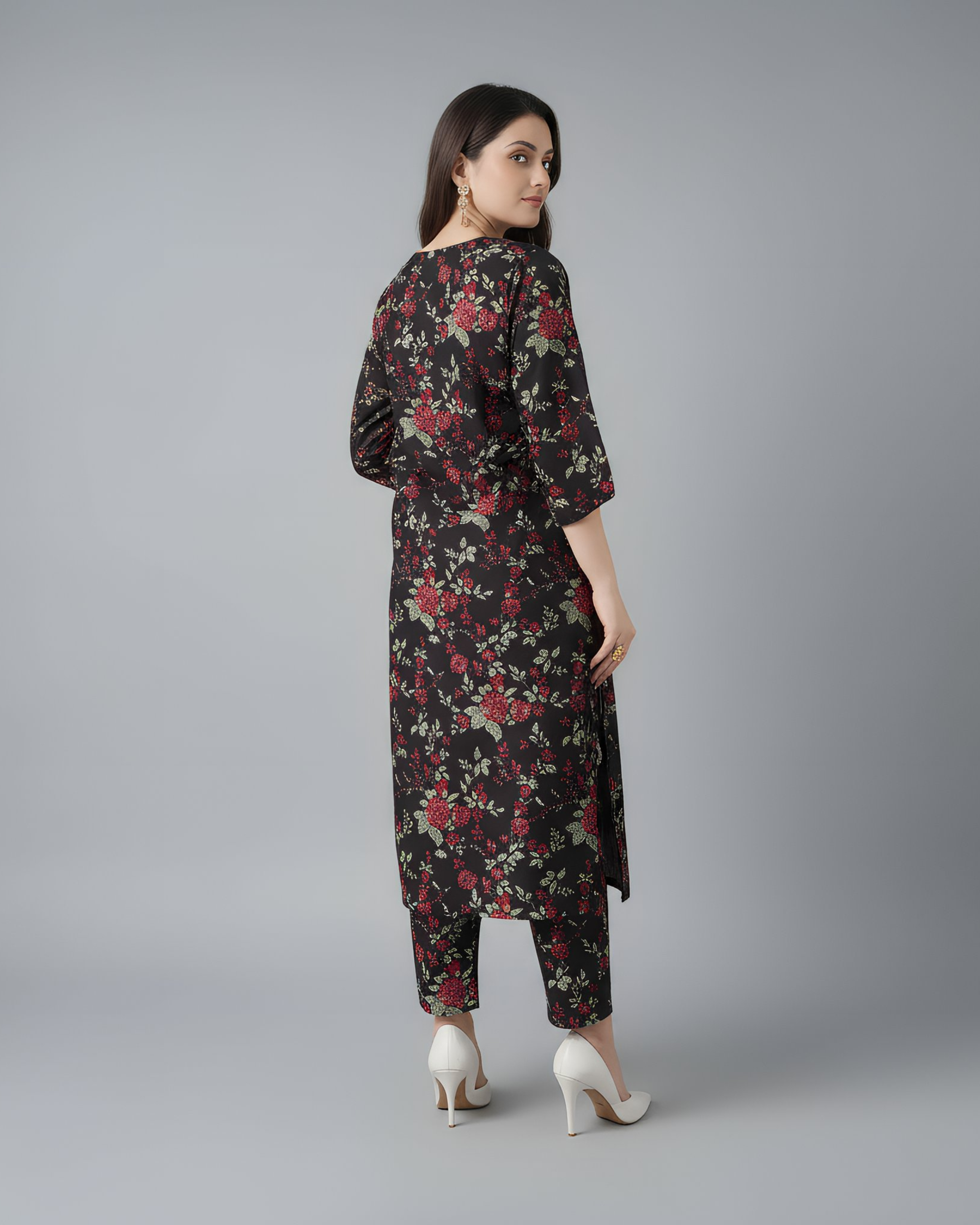 2 Pcs Unstitched Printed Suit