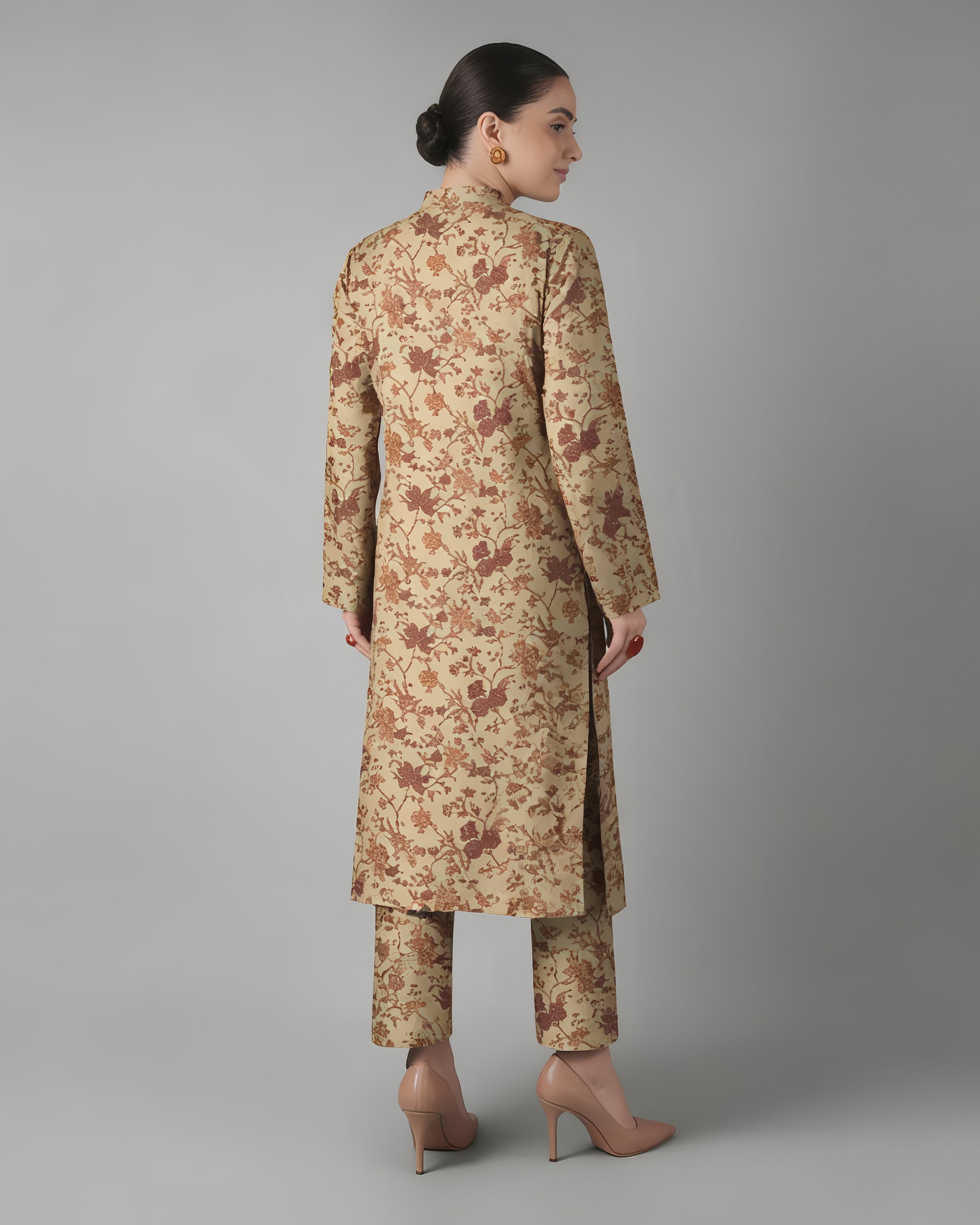 2 Pcs Unstitched Printed Suit