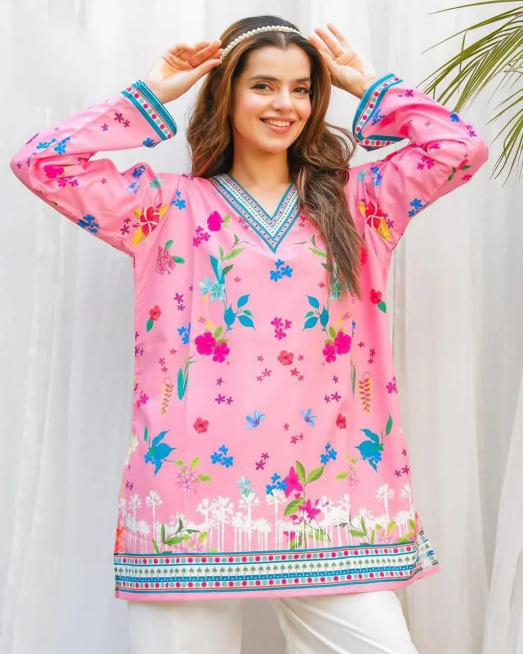 2 Pcs Stitched Swiss Lawn Printed