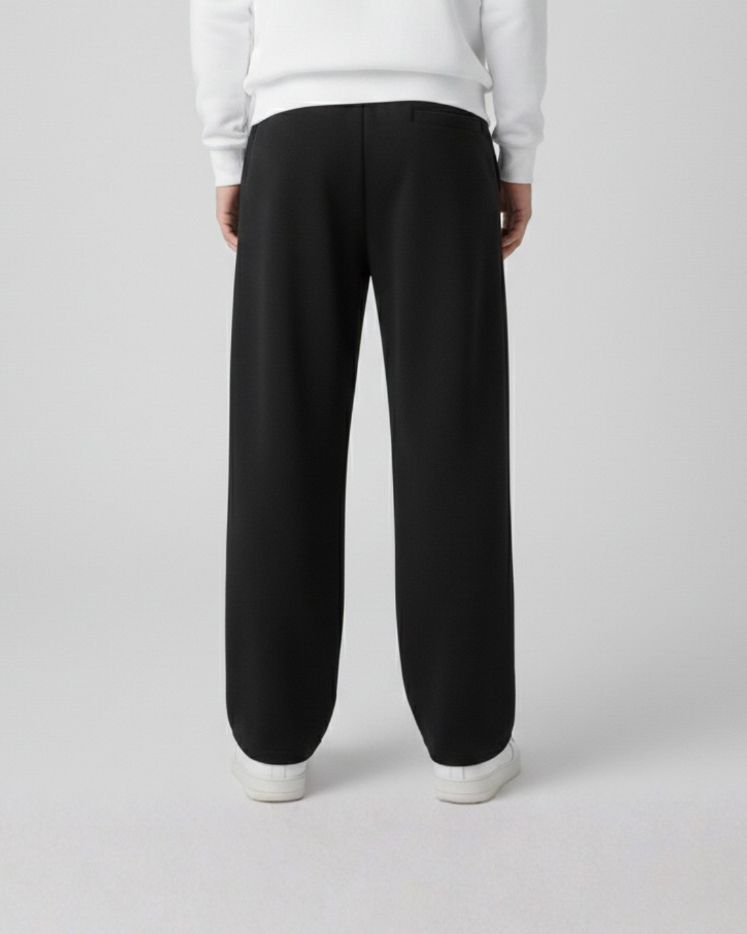 Black Plain Trouser