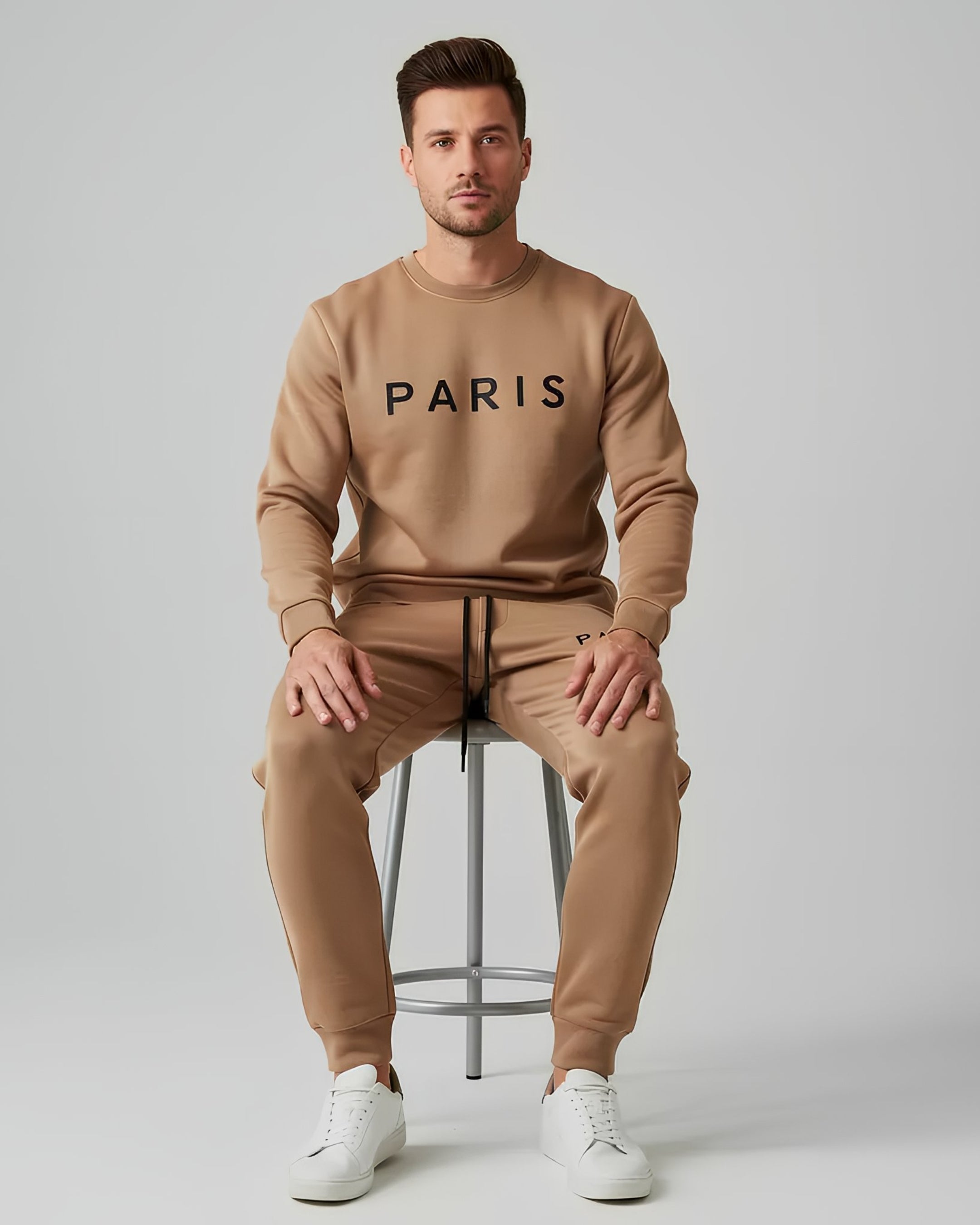 Printed Sweatshirt Track Suit