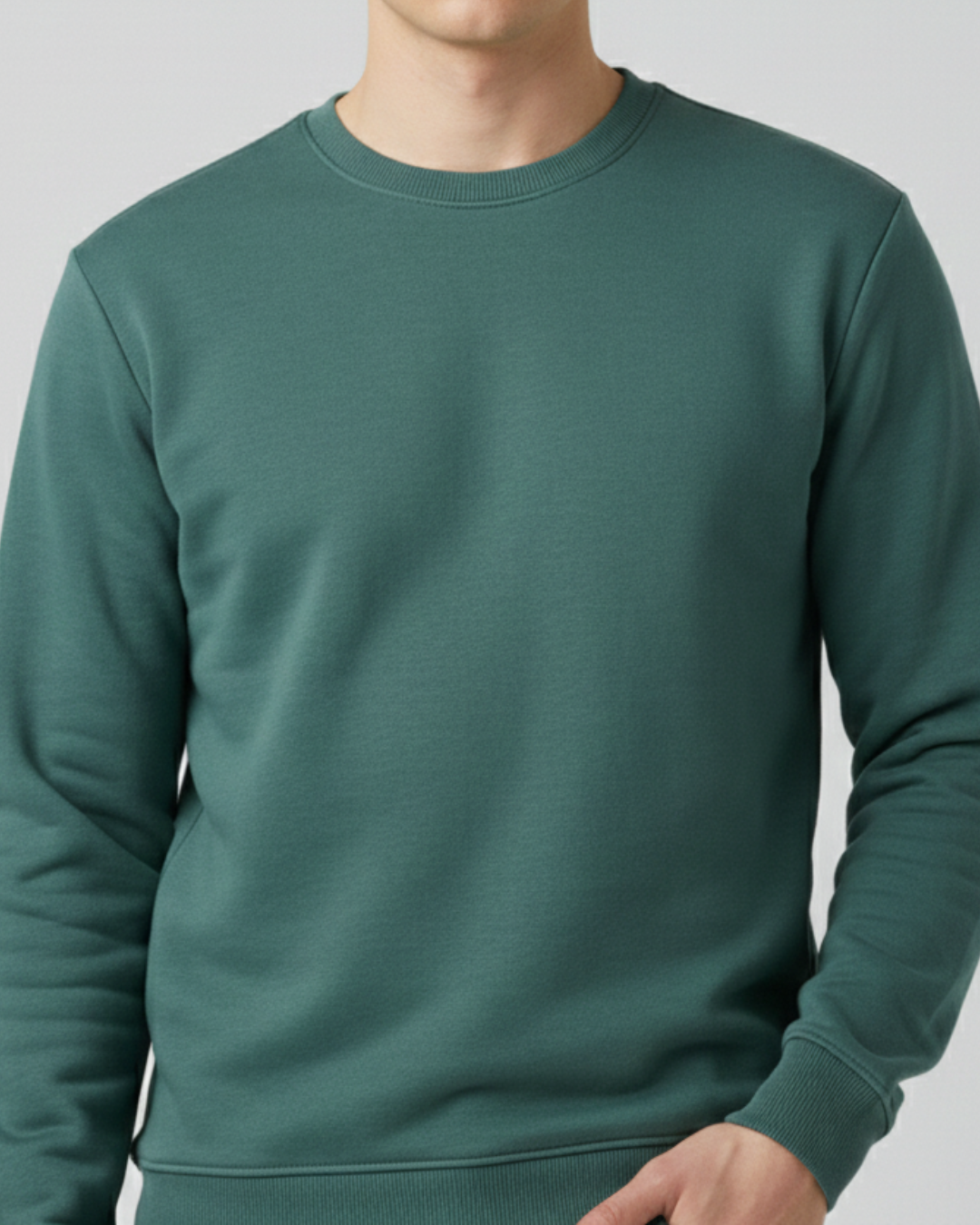 Lime Cotton Sweatshirt
