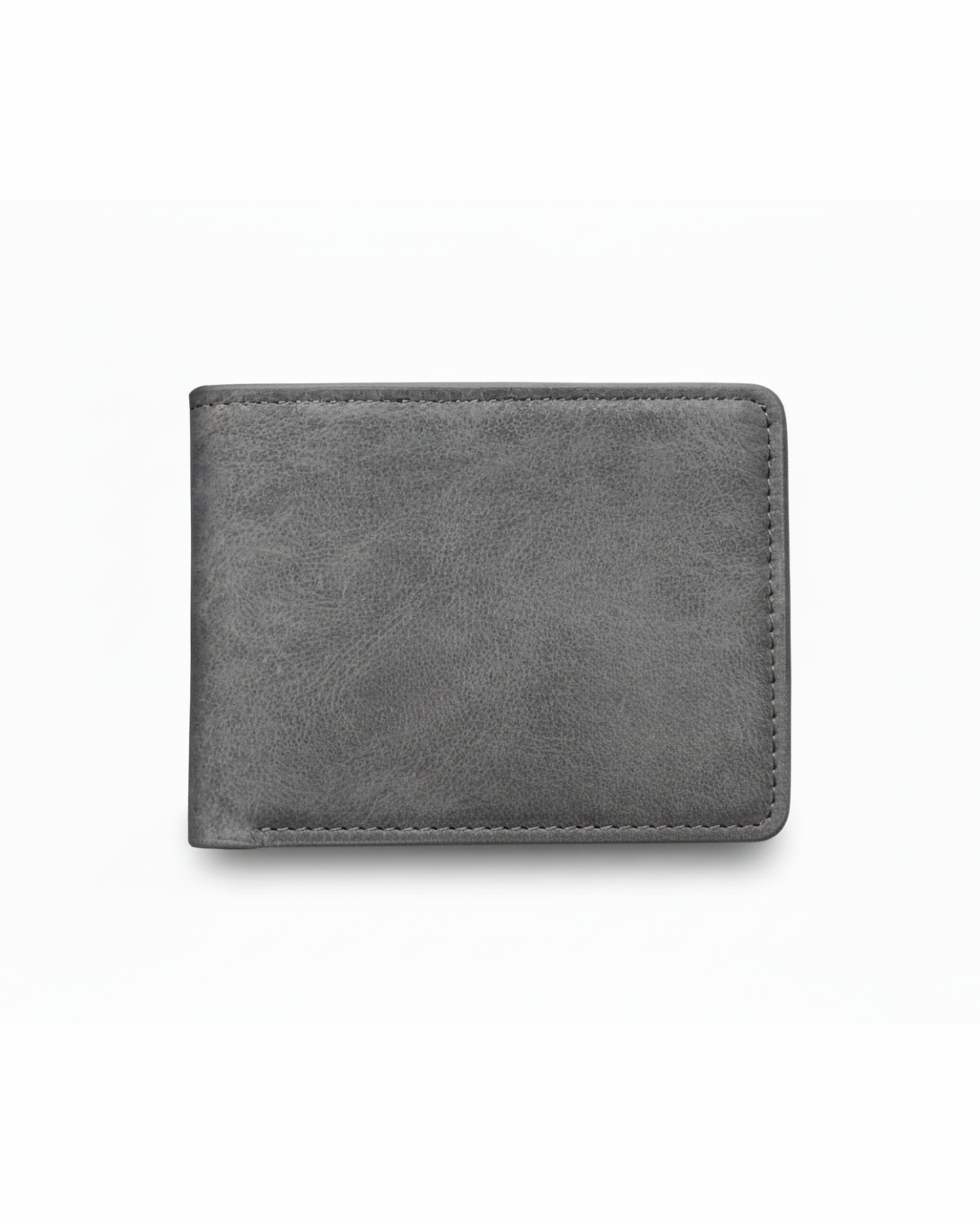 Grey Leather Wallet